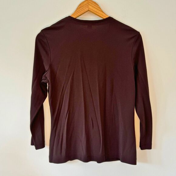 Casual Corner Women's Brown Buttoned Cardigan Size Medium - Picture 4 of 8